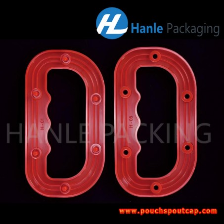 101mm*56mm corner spout bag handle plastic, 5 liter spout pouch handle - HL101ST 101mm*56mm corner spout bag handle plastic, 5 liter spout pouch handle - HL101ST